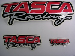 Tasca Racing Decal  10", 5.5", 3"